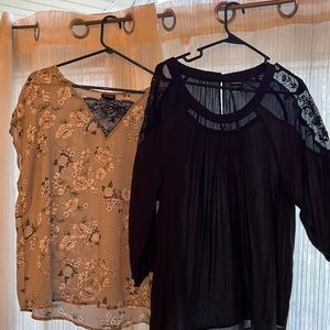 Set of 2 tops from Torrid, size 1.